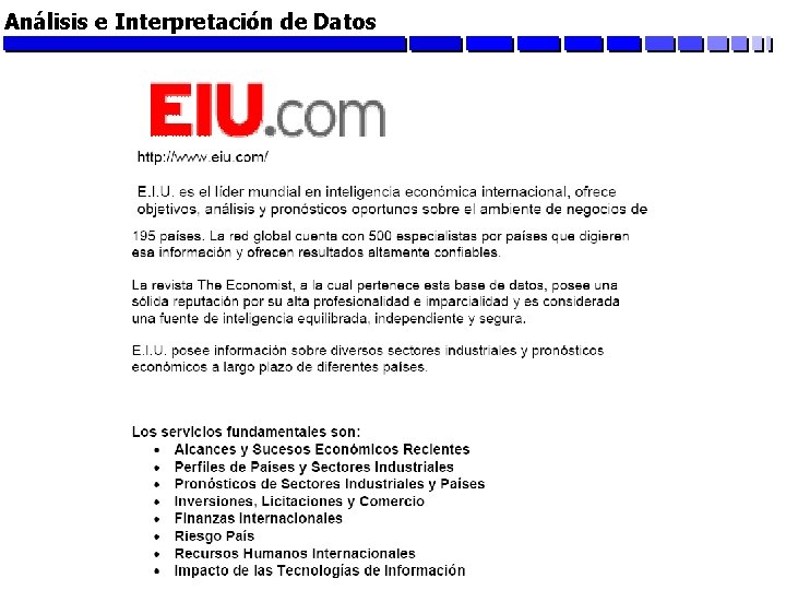 Análisis e Interpretación de Datos 