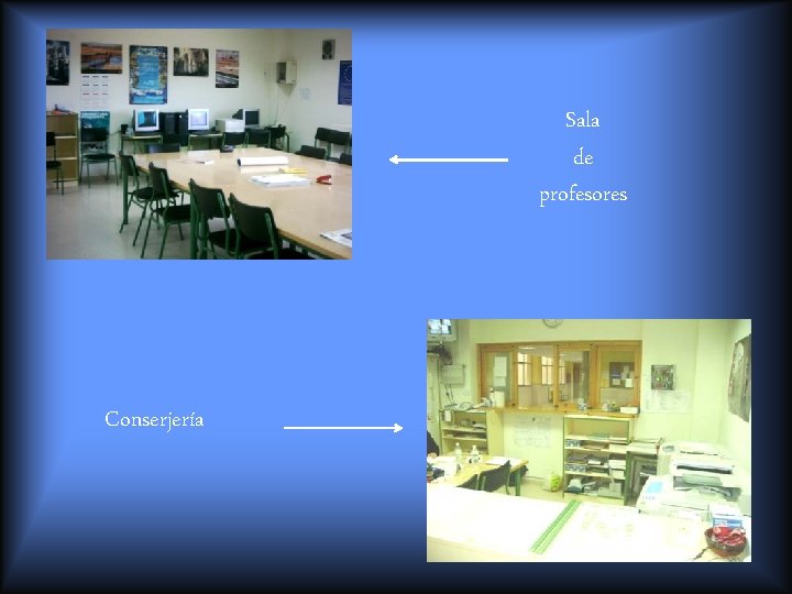 Sala de profesores Conserjería 