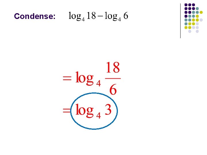 Condense: 