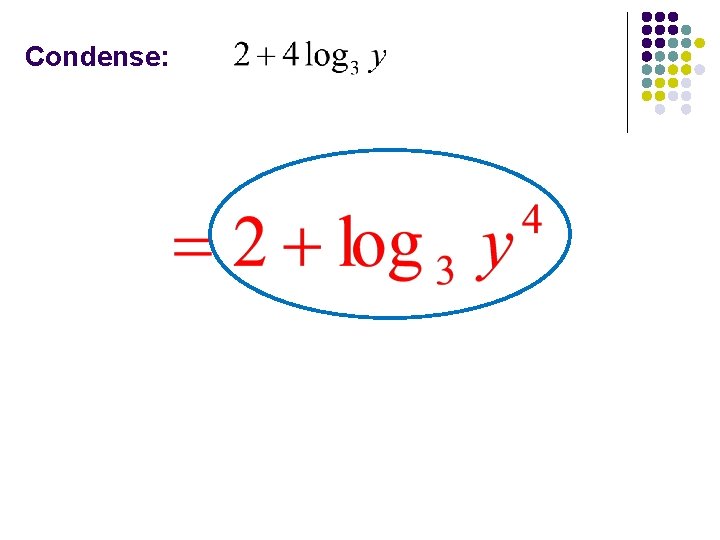 Condense: 