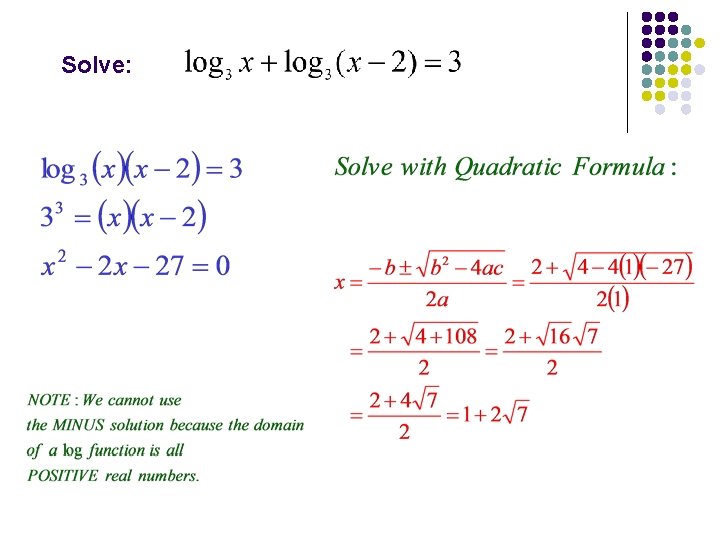 Solve: 