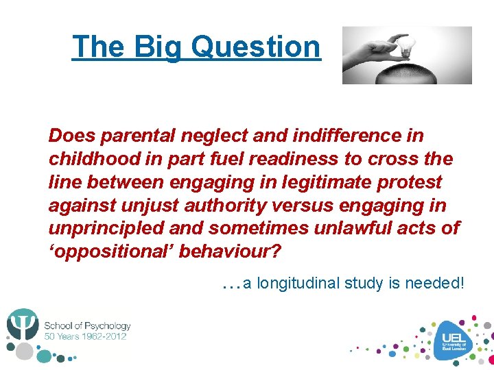 The Big Question Does parental neglect and indifference in childhood in part fuel readiness