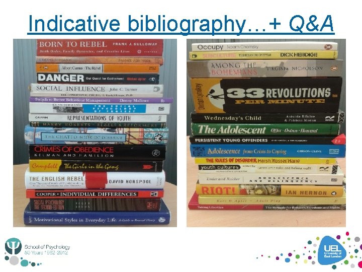 Indicative bibliography…+ Q&A 