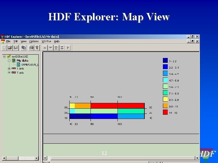 HDF Explorer: Map View 12 HDF 