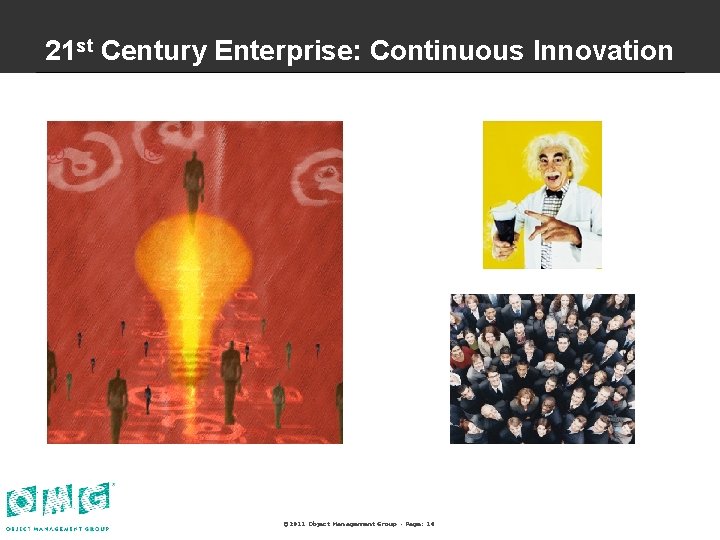 21 st Century Enterprise: Continuous Innovation © 2011 Object Management Group - Page: 14