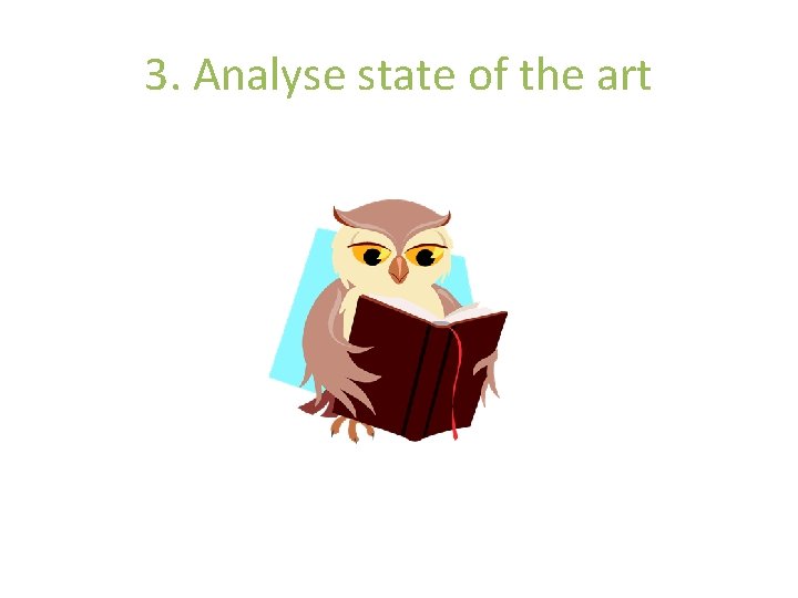 3. Analyse state of the art 