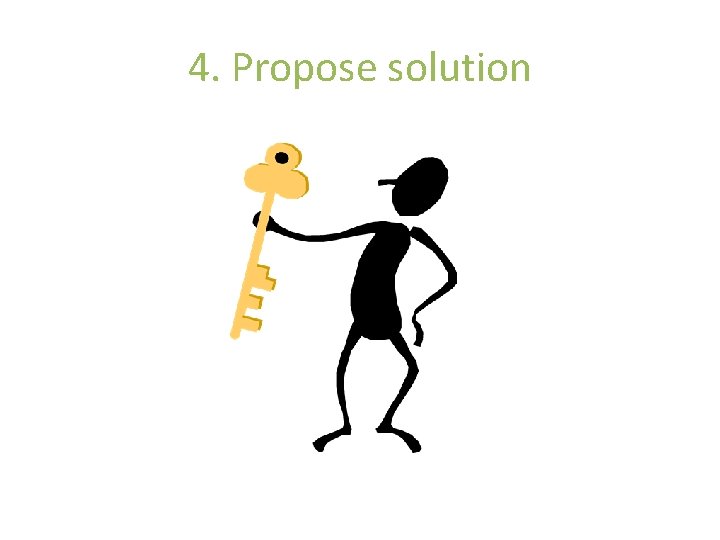 4. Propose solution 