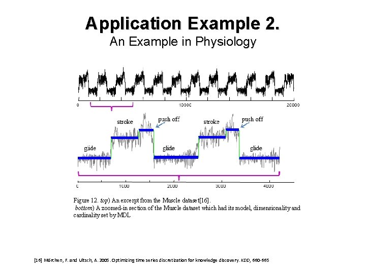 Application Example 2. An Example in Physiology Figure 12. top) An excerpt from the