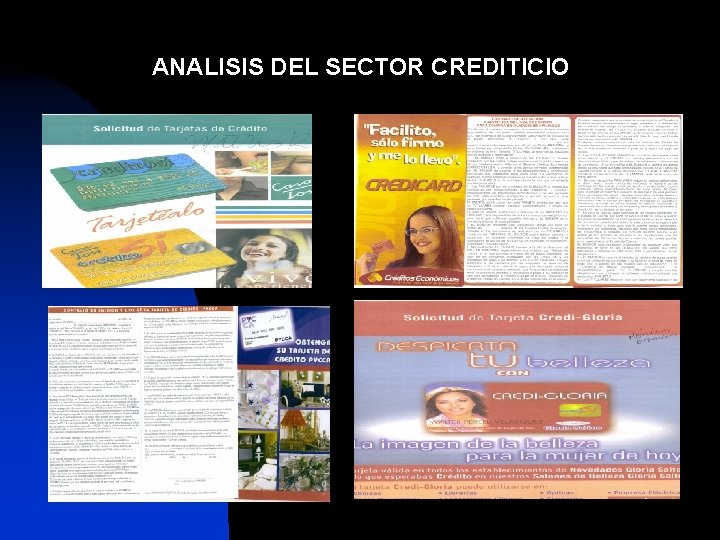 ANALISIS DEL SECTOR CREDITICIO 