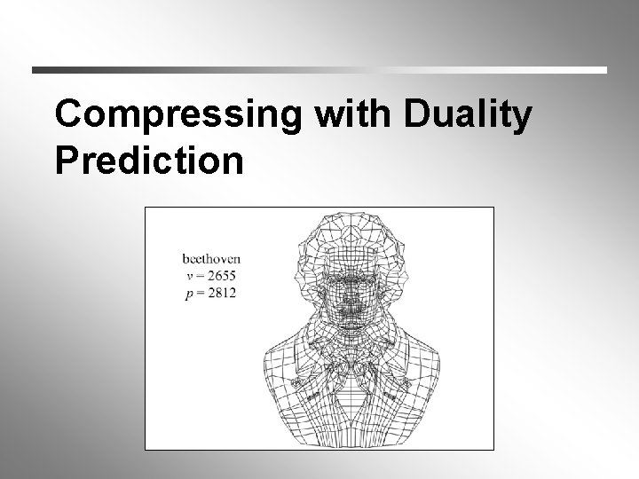 Compressing with Duality Prediction 