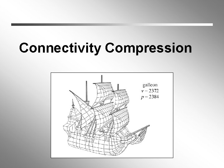 Connectivity Compression 