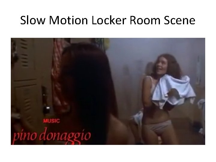 Slow Motion Locker Room Scene 