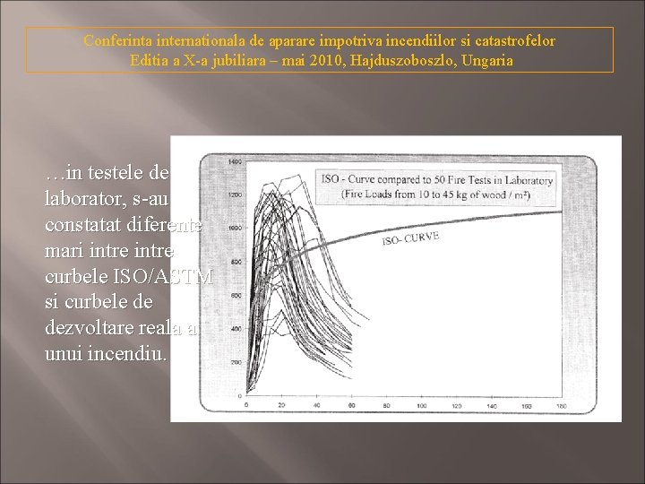 Conferinta internationala de aparare impotriva incendiilor si catastrofelor Editia a X-a jubiliara – mai