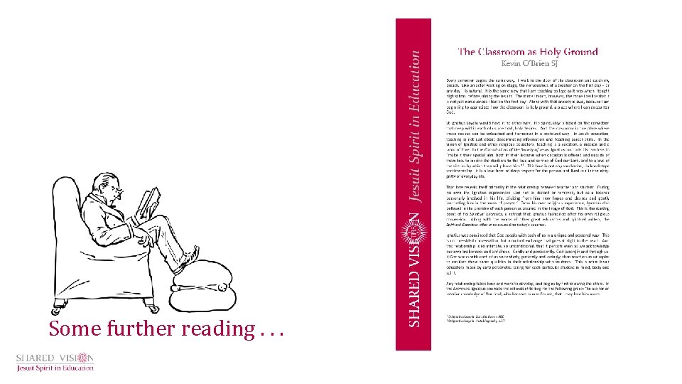 Some further reading. . . 