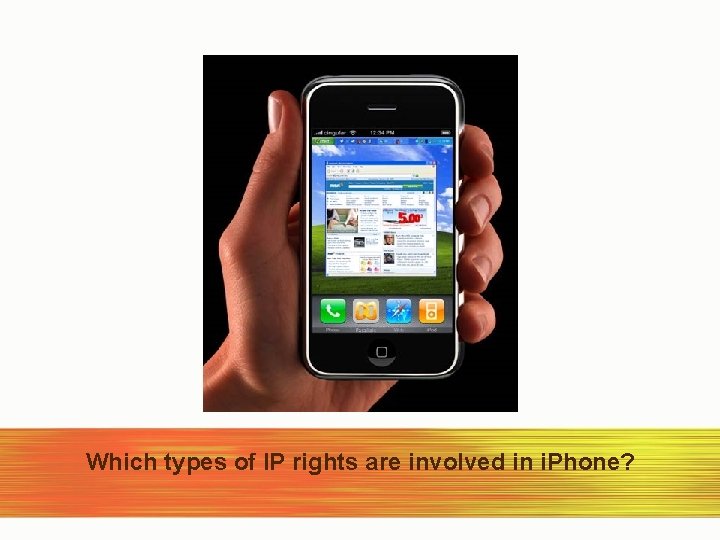 Which types of IP rights are involved in i. Phone? 