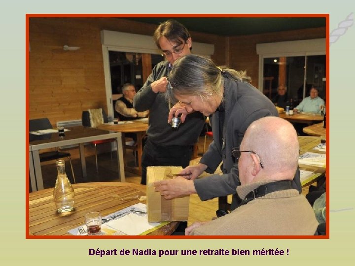 Départ de Nadia pour une retraite bien méritée ! 