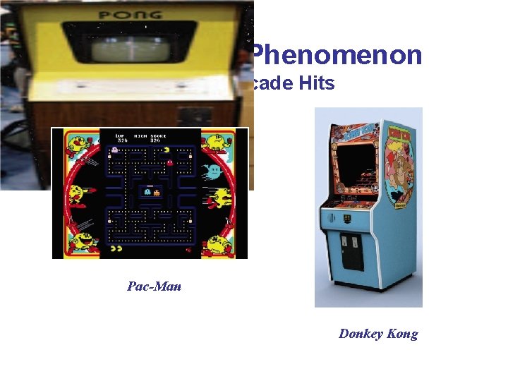 The Arcade Phenomenon Early Arcade Hits Pac-Man Donkey Kong 