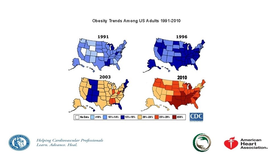 Obesity Trends Among US Adults 1991 -2010 