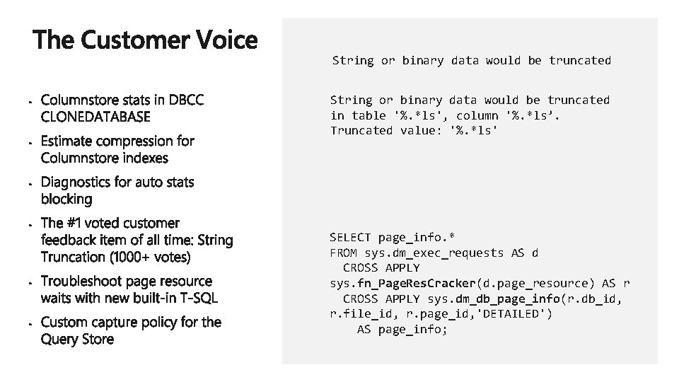 String or binary data would be truncated in table '%. *ls', column '%. *ls’.