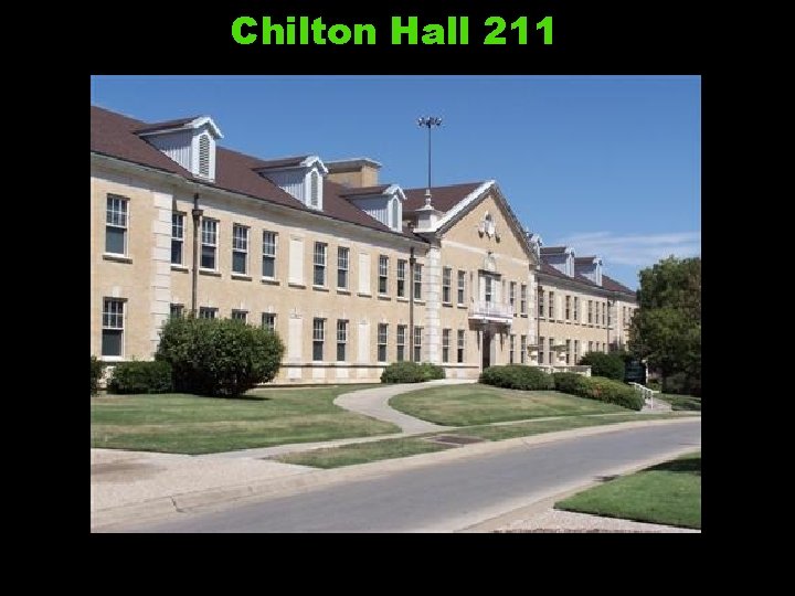 Chilton Hall 211 