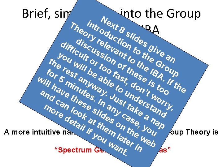 Brief, simple, trip into the Group N Th intr ext eo odof 8 the