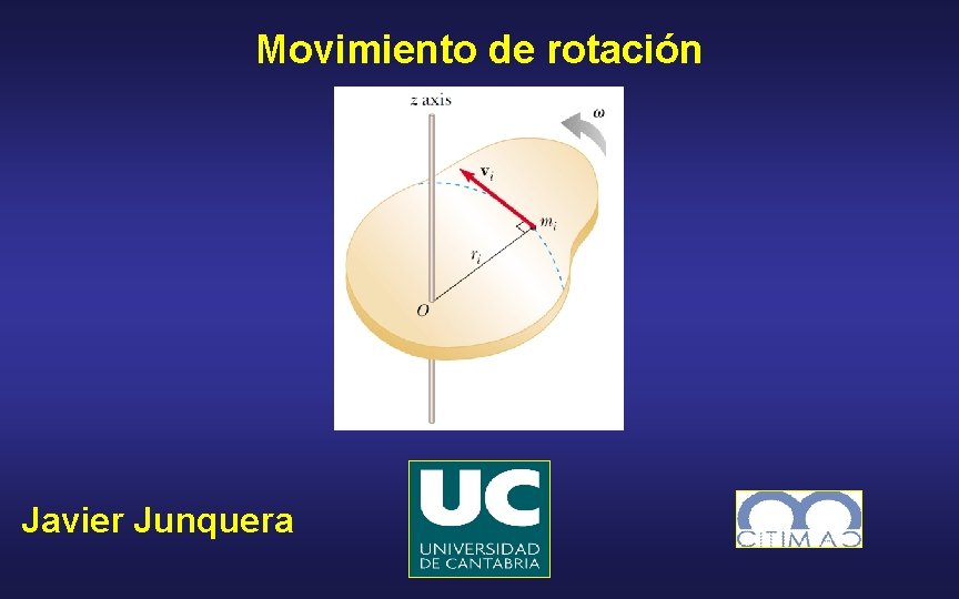 Movimiento de rotación Javier Junquera 