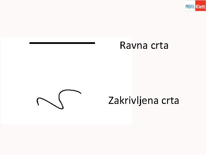 Ravna crta Zakrivljena crta 