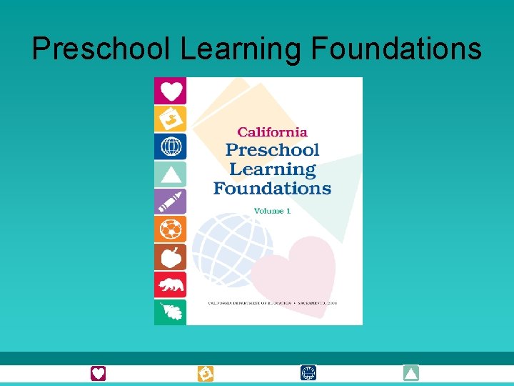 Preschool Learning Foundations 