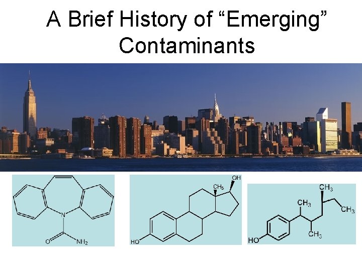 A Brief History of “Emerging” Contaminants 