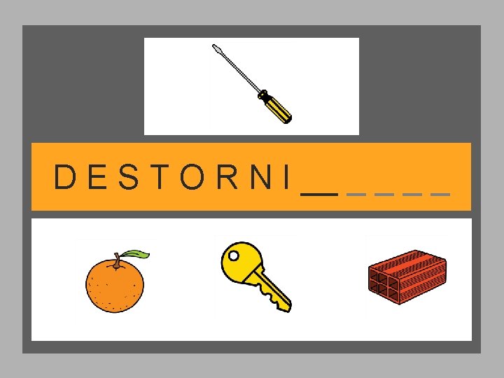 D E S T O R N I __ _ _ 