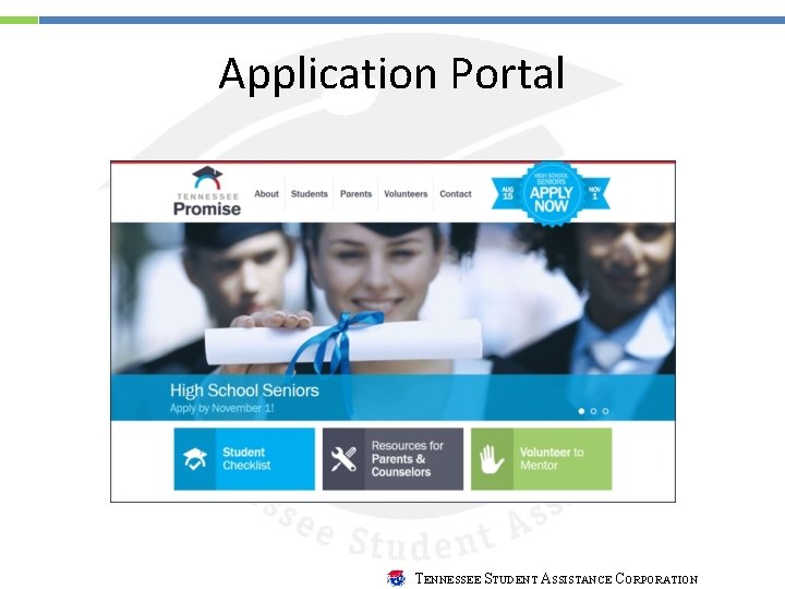 Application Portal TENNESSEE STUDENT ASSISTANCE CORPORATION 