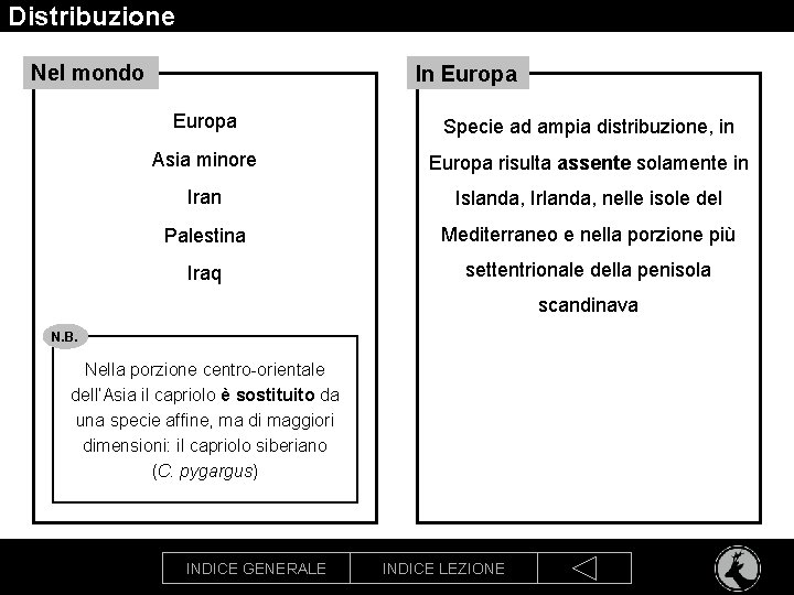 Distribuzione Nel mondo In Europa Specie ad ampia distribuzione, in Asia minore Europa risulta