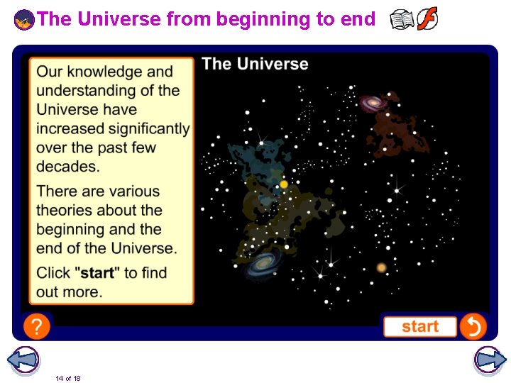 The Universe from beginning to end 14 of 18 