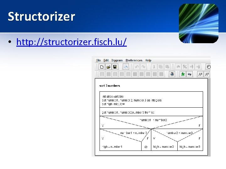 Structorizer • http: //structorizer. fisch. lu/ 