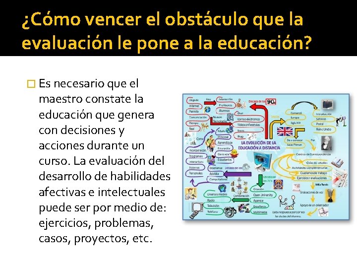 ¿Cómo vencer el obstáculo que la evaluación le pone a la educación? � Es