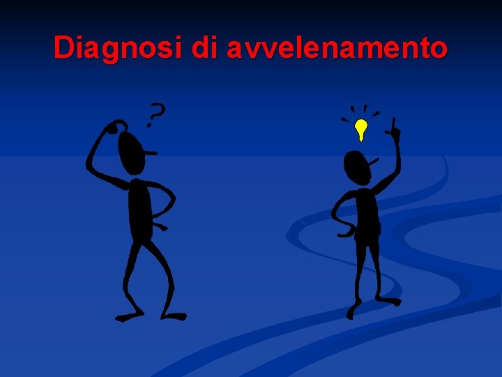 Diagnosi di avvelenamento 