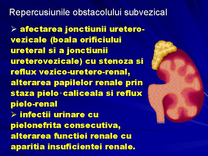 urina de reflux cu prostatita