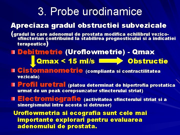 adenom de prostata gradul 1)