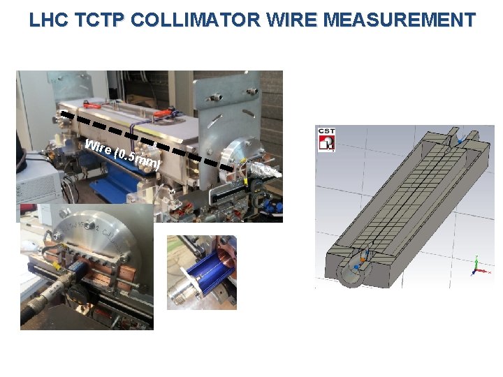 LHC TCTP COLLIMATOR WIRE MEASUREMENT Wire (0. 5 m m) 