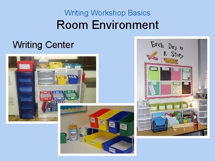 Writing Workshop Basics Room Environment Writing Center 