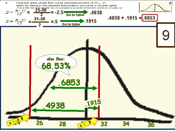 25 -30 2 31 -30 = 2 = = -2. 5 =. 5 Go