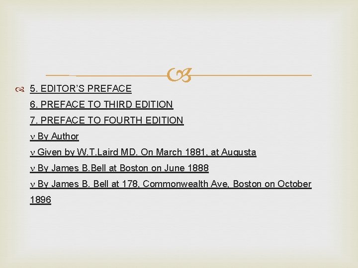  5. EDITOR’S PREFACE 6. PREFACE TO THIRD EDITION 7. PREFACE TO FOURTH EDITION