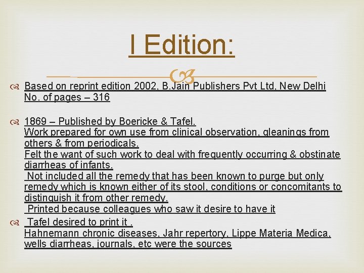 I Edition: Based on reprint edition 2002, B. Jain Publishers Pvt Ltd, New Delhi
