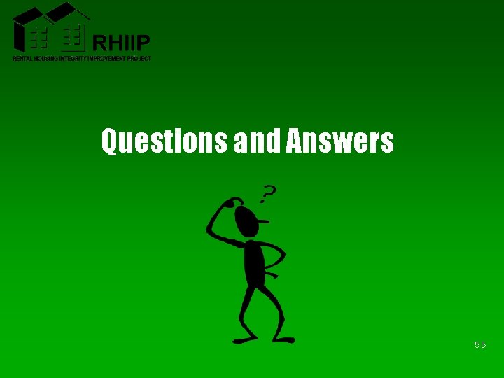 Questions and Answers 55 Questions and Answers 55