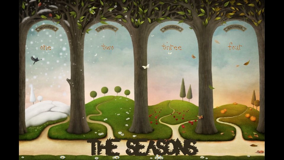 one two three The Seasons THE SEASONS four 