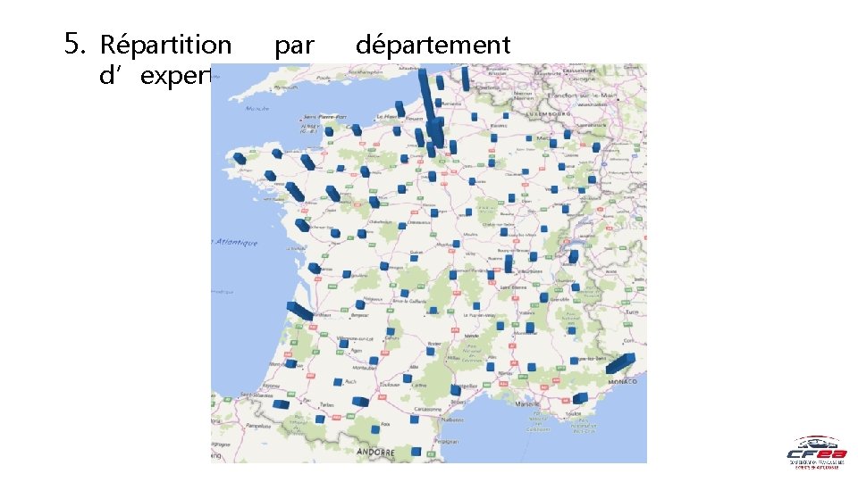 5. Répartition d’expertise par département 