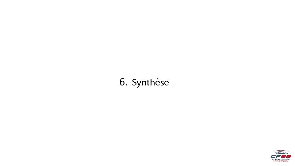 6. Synthèse 