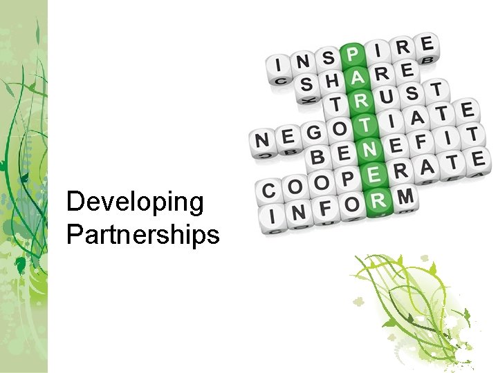 Developing Partnerships 