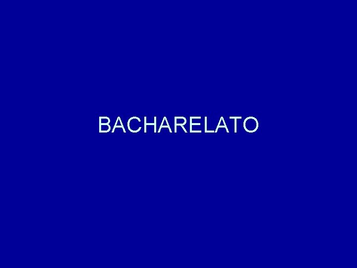 BACHARELATO 