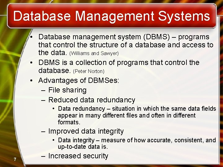Introduction to Computing Lecture 13 Outline Managing Files